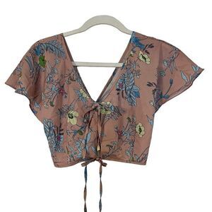 NWT etophe studios Garden Top Midriff Small